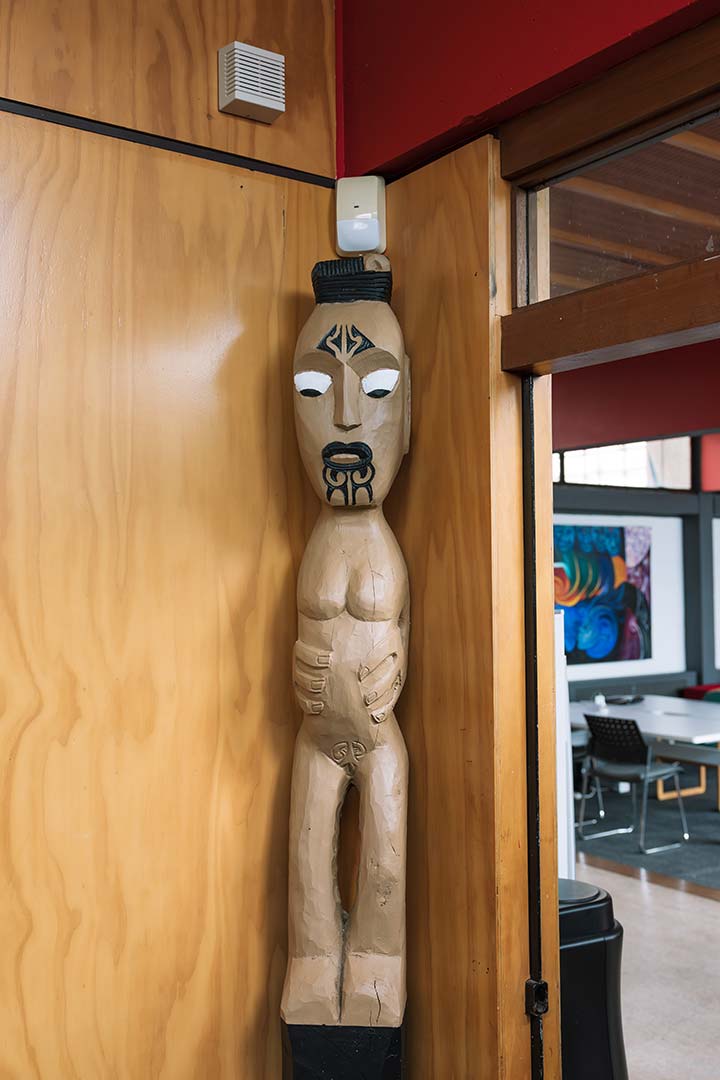 A photograph of the Hine space