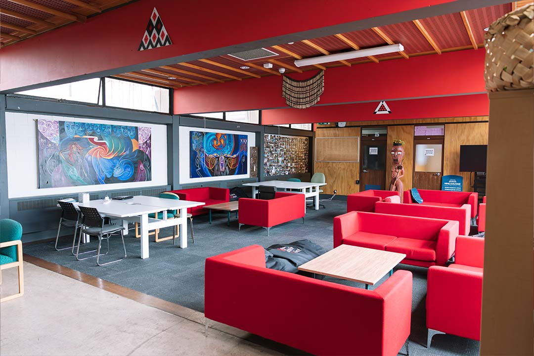 A photograph of the Hine space