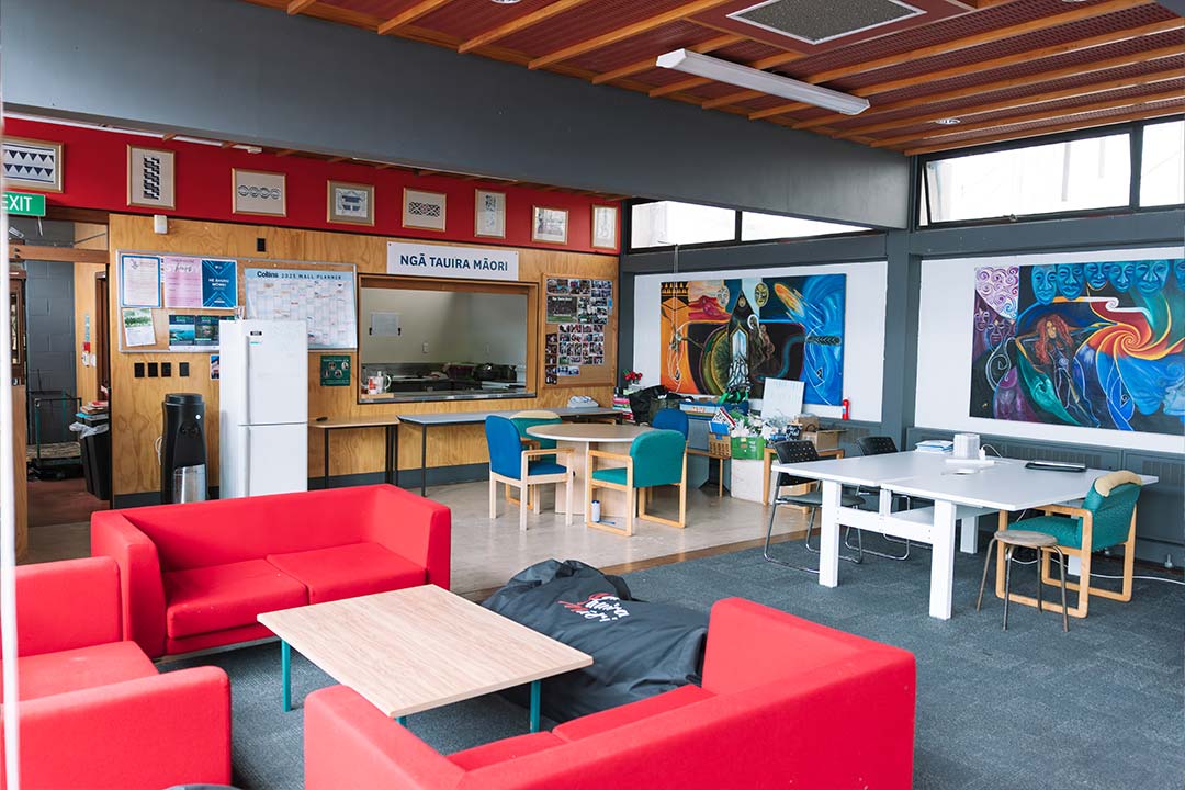 A photograph of the Hine space