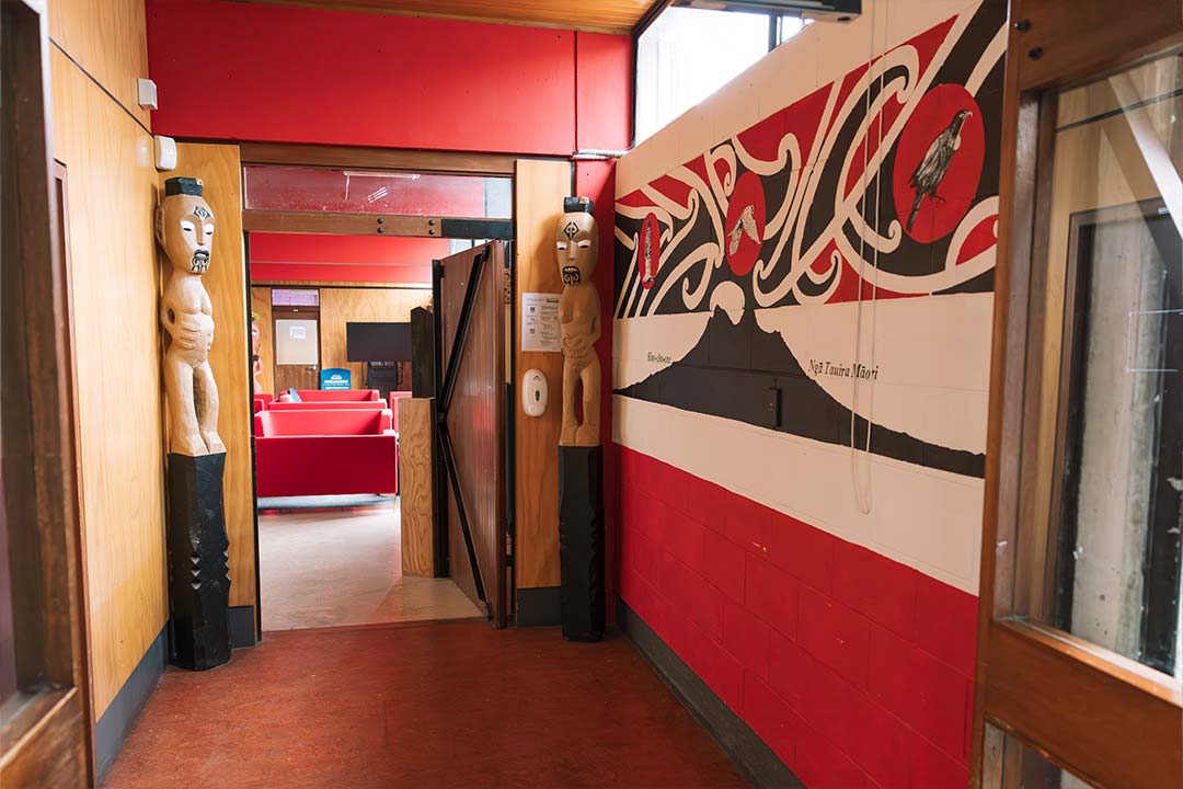 A photograph of the Hine space