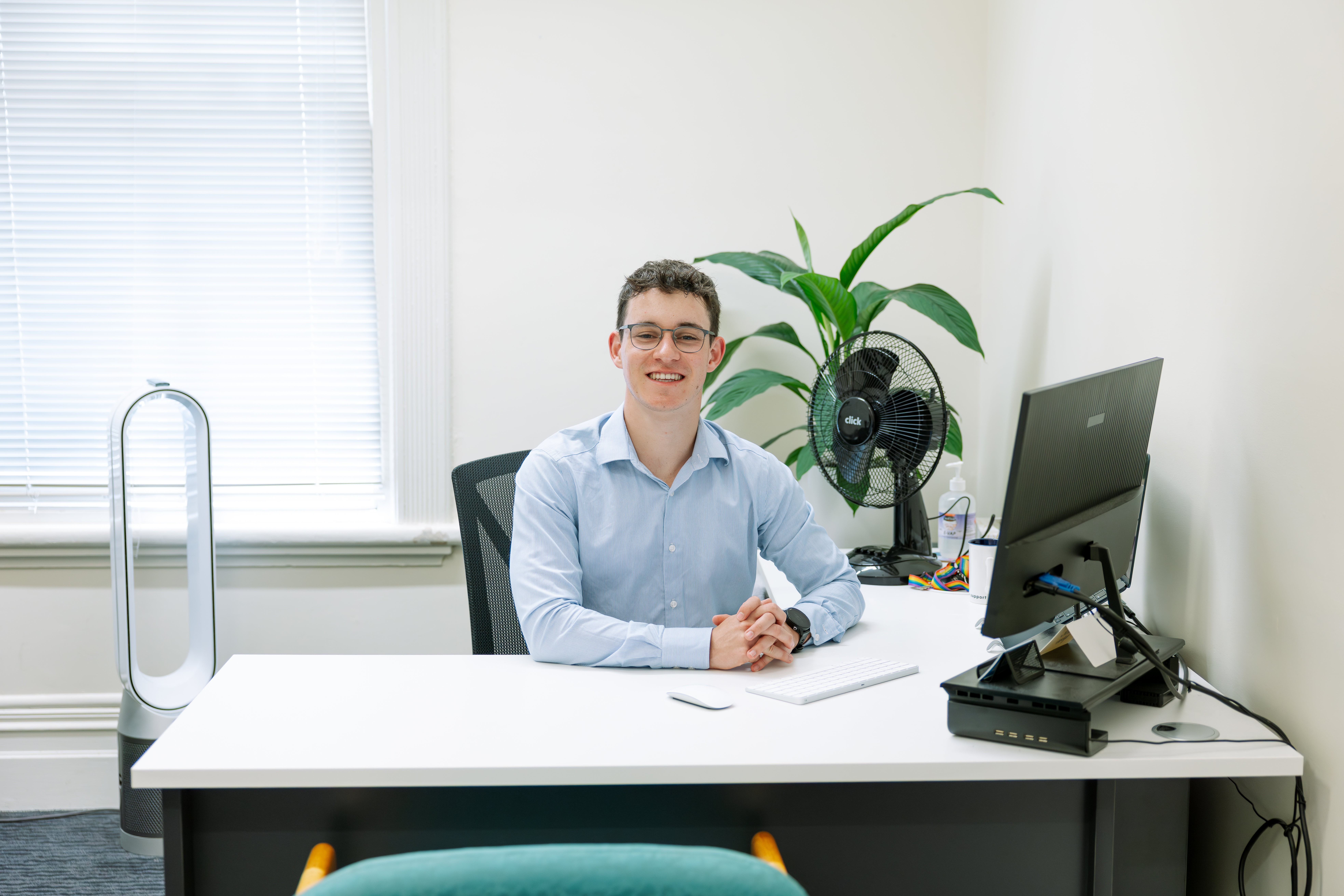 The advice room with a sofa